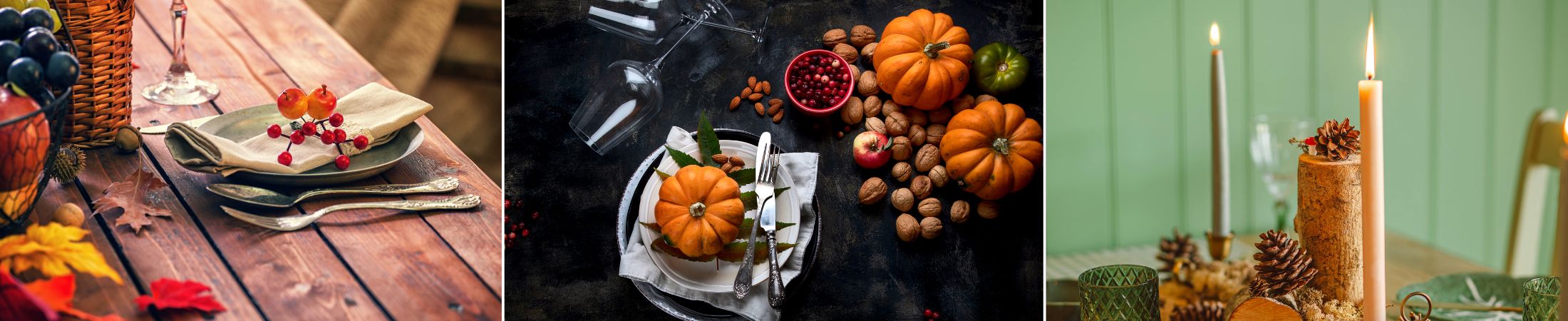 Herbstliche Tischkultur