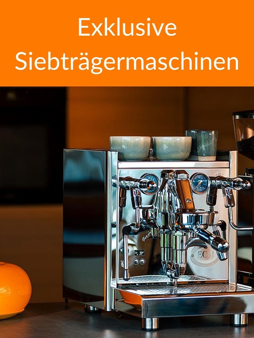 Exklusive Siebträgermaschinen, die Sie nur bei uns erleben