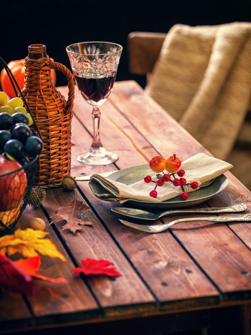 Herbstliche Tischkultur