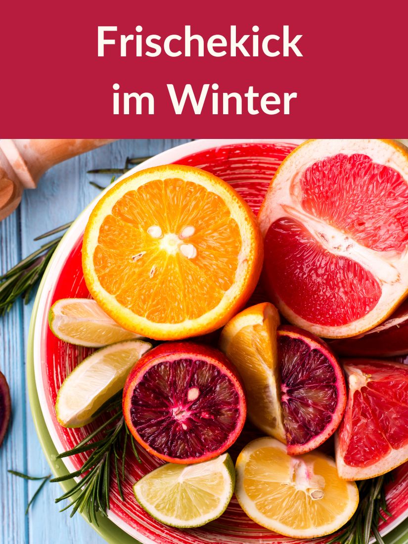 Frischekick im Winter / Verschiedene Zitrusfrüchte