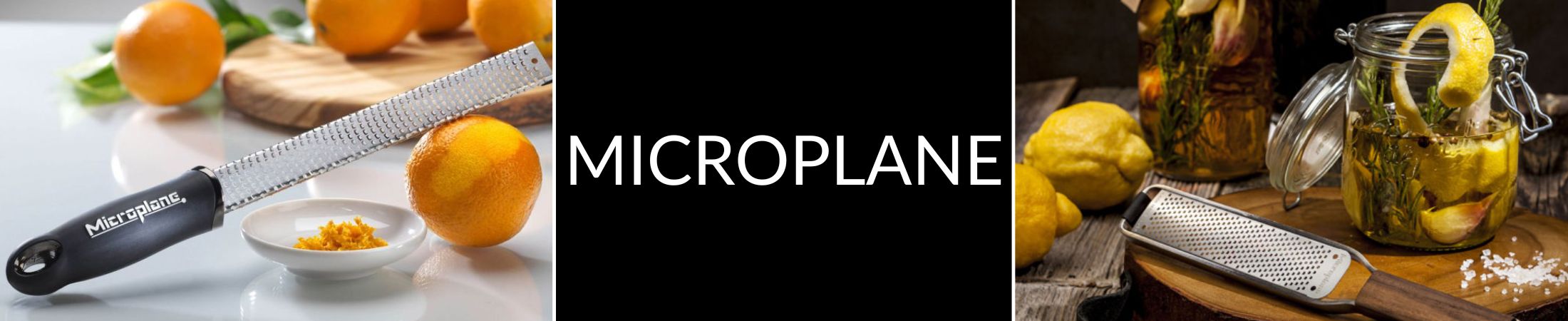 MIcroplane Zestenreibe mit Orangen im Bild